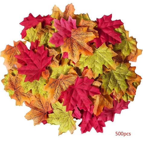 bag of fake fall leaves|artificial branches with leaves.